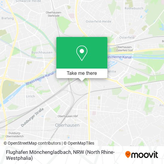 Flughafen Mönchengladbach map