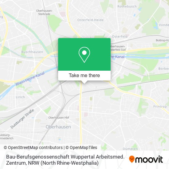 Bau-Berufsgenossenschaft Wuppertal Arbeitsmed. Zentrum map