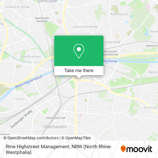 Карта Rme Highstreet Management