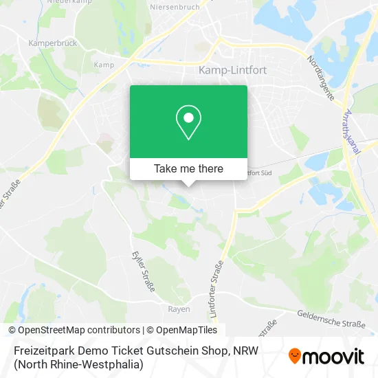 Карта Freizeitpark Demo Ticket Gutschein Shop