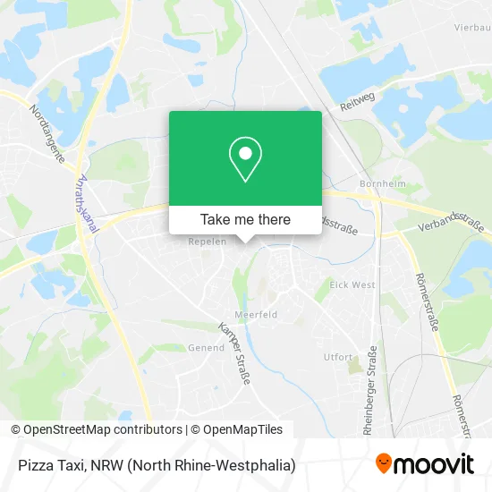 Карта Pizza Taxi