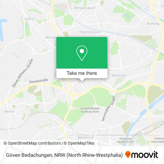 Göven Bedachungen map