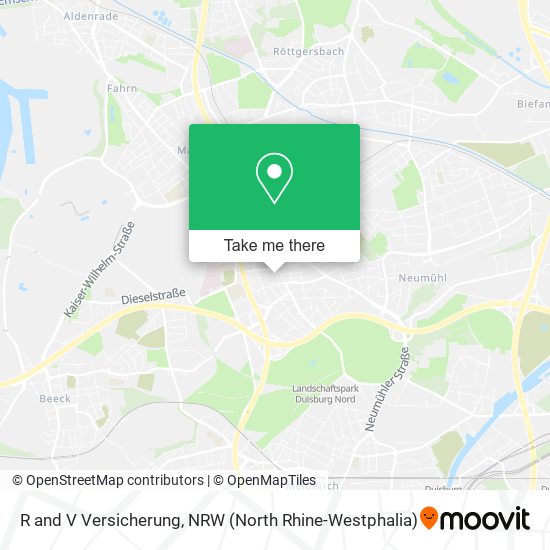 R and V Versicherung map