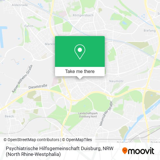Psychiatrische Hilfsgemeinschaft Duisburg map