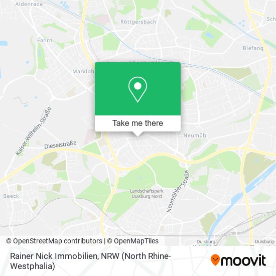 Rainer Nick Immobilien map