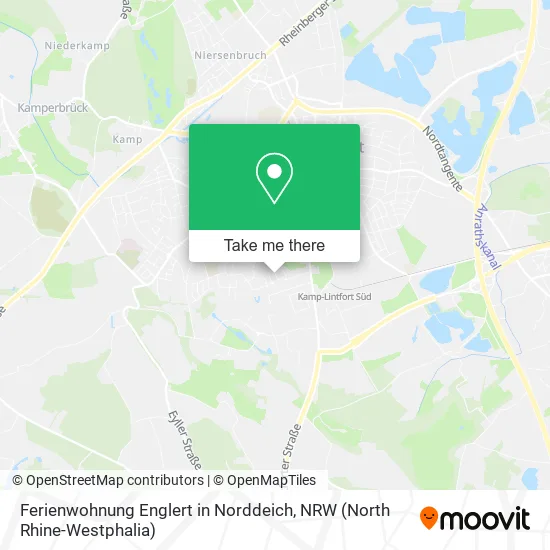 Карта Ferienwohnung Englert in Norddeich