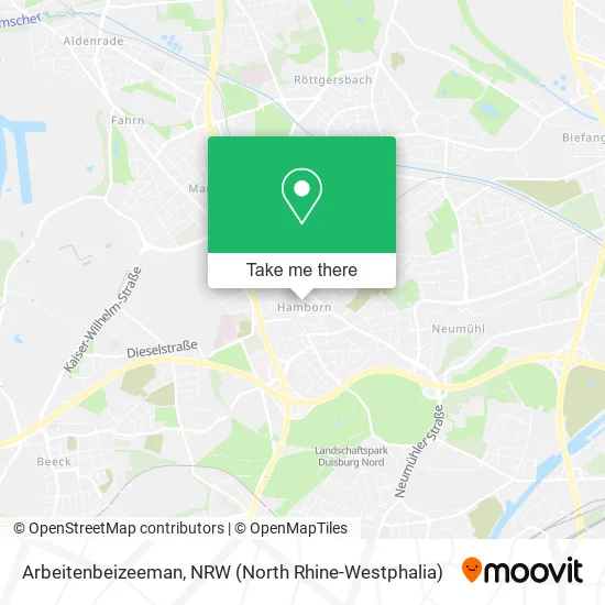 Карта Arbeitenbeizeeman