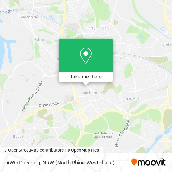 Карта AWO Duisburg
