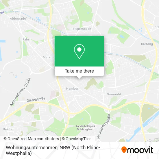 Wohnungsunternehmen map