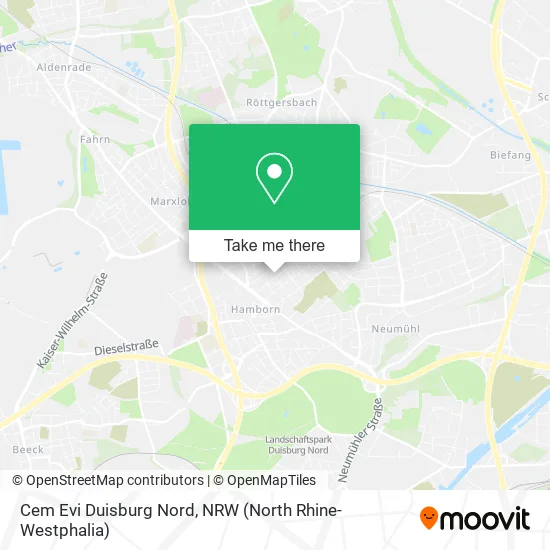 Карта Cem Evi Duisburg Nord