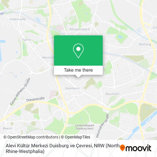 Alevi Kültür Merkezi Duisburg ve Çevresi map