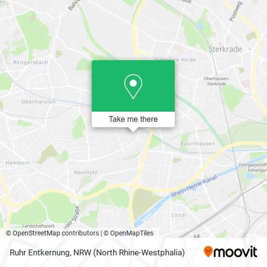 Карта Ruhr Entkernung
