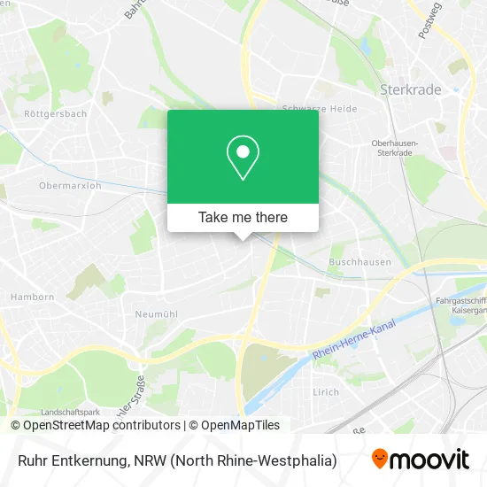 Карта Ruhr Entkernung
