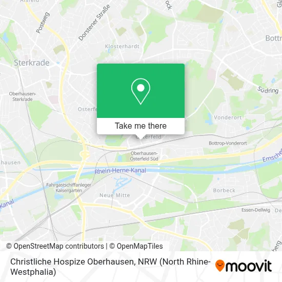 Christliche Hospize Oberhausen map