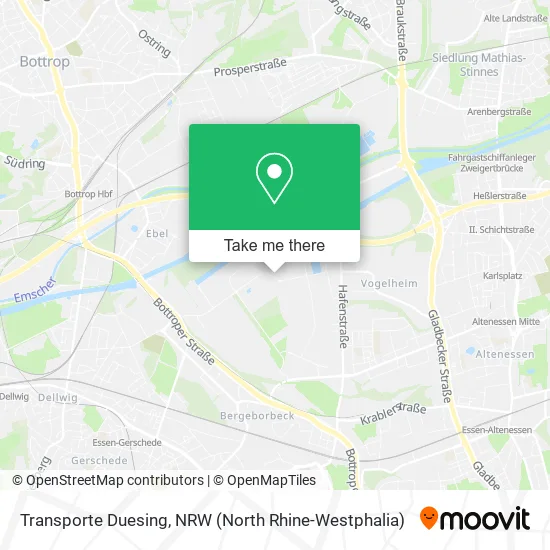 Карта Transporte Duesing