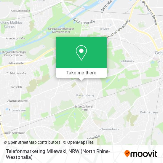 Telefonmarketing Milewski map