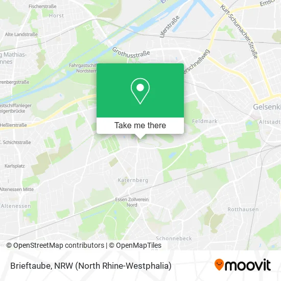 Карта Brieftaube