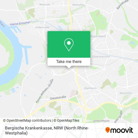 Bergische Krankenkasse map