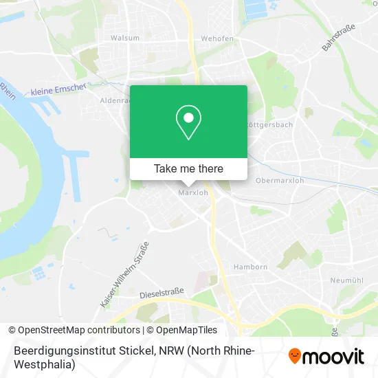 Beerdigungsinstitut Stickel map