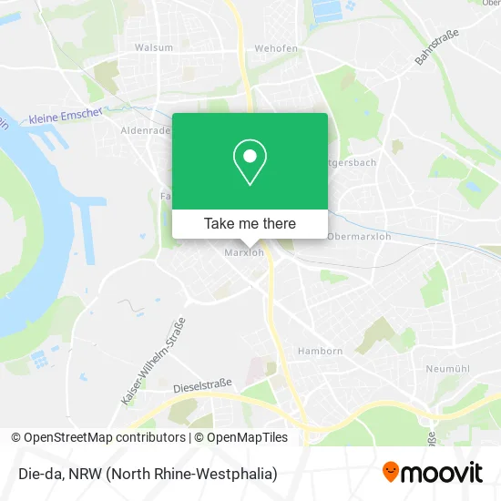 Die-da map