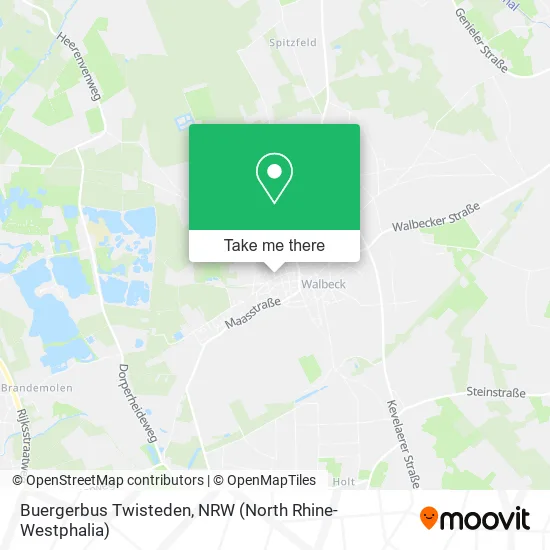 Карта Buergerbus Twisteden