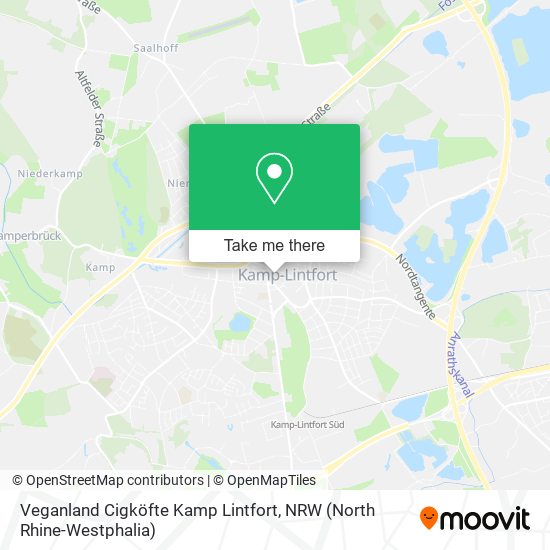 Veganland Cigköfte Kamp Lintfort map