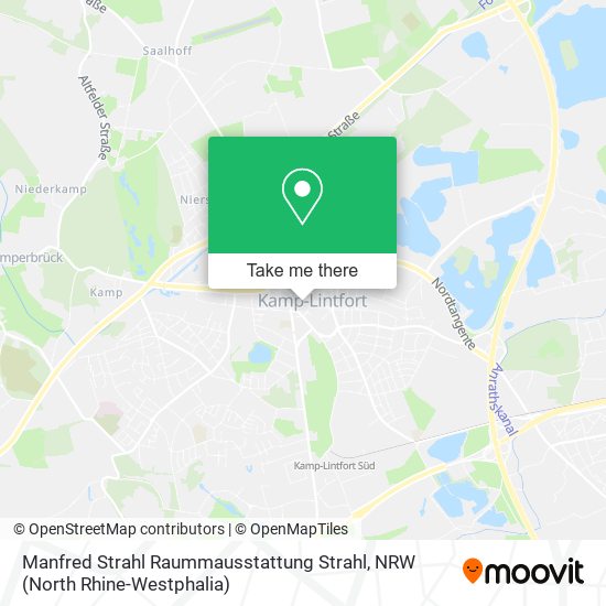 Manfred Strahl Raummausstattung Strahl map