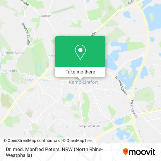 Dr. med. Manfred Peters map