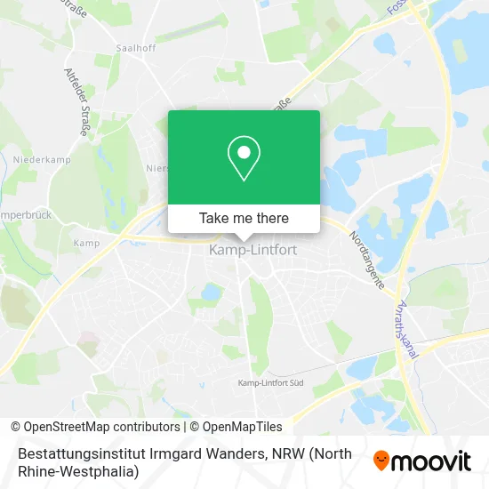 Bestattungsinstitut Irmgard Wanders map