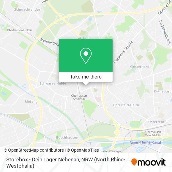 Storebox - Dein Lager Nebenan map