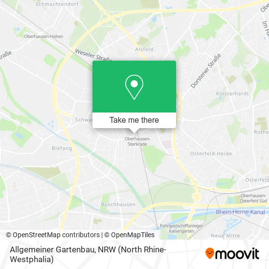 Карта Allgemeiner Gartenbau