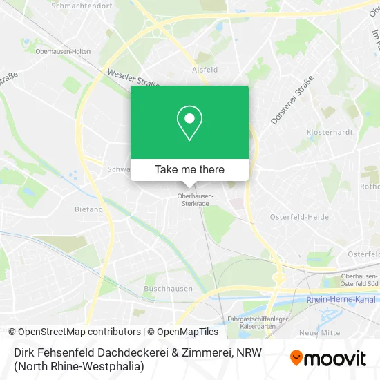 Карта Dirk Fehsenfeld Dachdeckerei & Zimmerei