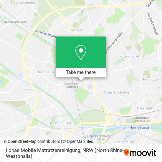 Ilonas Mobile Matratzenreinigung map