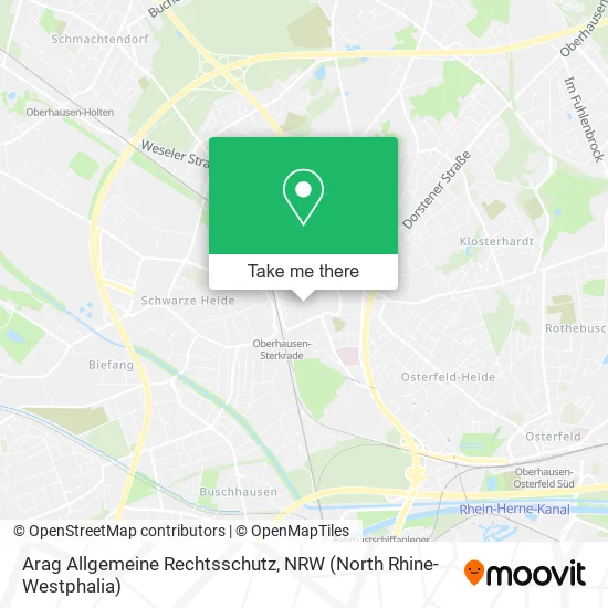 Карта Arag Allgemeine Rechtsschutz