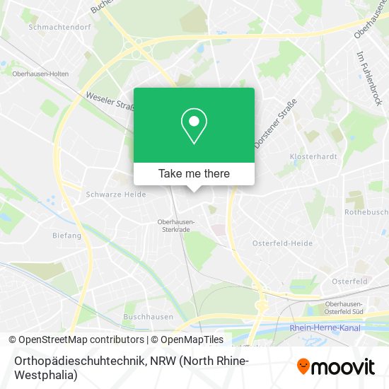 Orthopädieschuhtechnik map