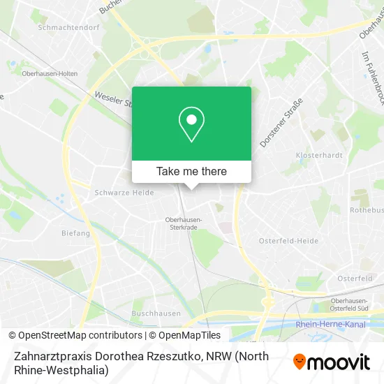 Карта Zahnarztpraxis Dorothea Rzeszutko