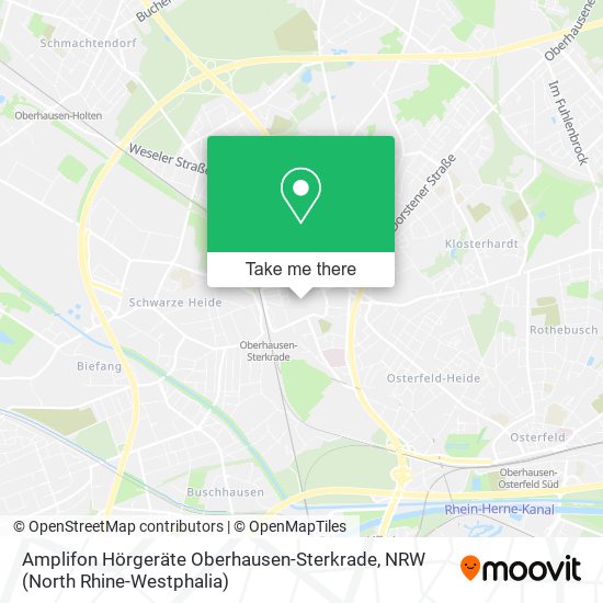 Amplifon Hörgeräte Oberhausen-Sterkrade map