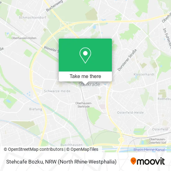 Карта Stehcafe Bozku