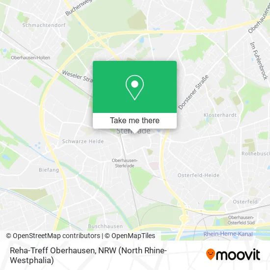 Карта Reha-Treff Oberhausen
