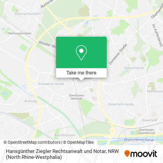 Hansgünther Ziegler Rechtsanwalt und Notar map