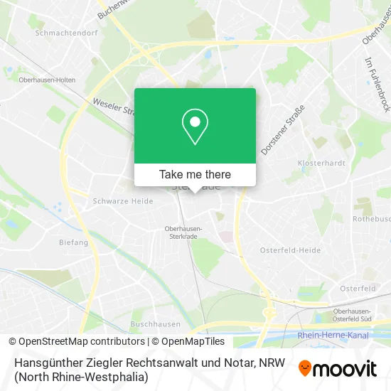 Карта Hansgünther Ziegler Rechtsanwalt und Notar