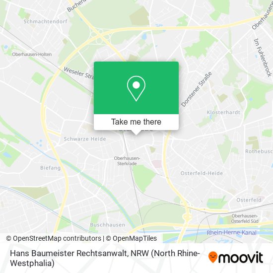 Hans Baumeister Rechtsanwalt map