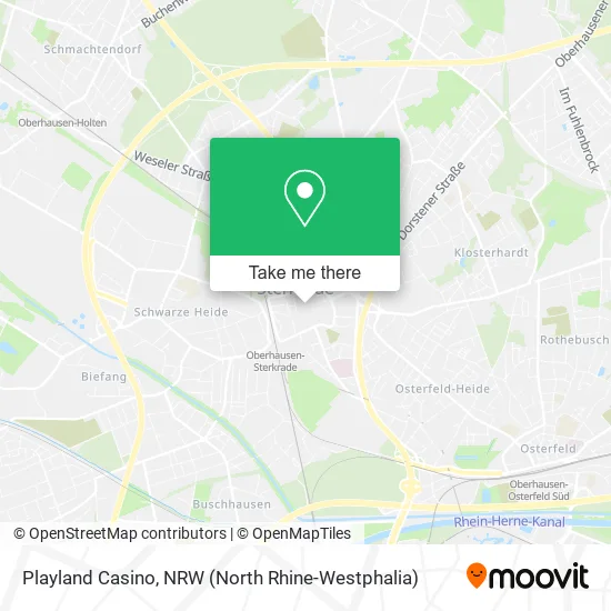Playland Casino map