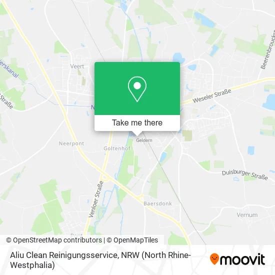 Карта Aliu Clean Reinigungsservice