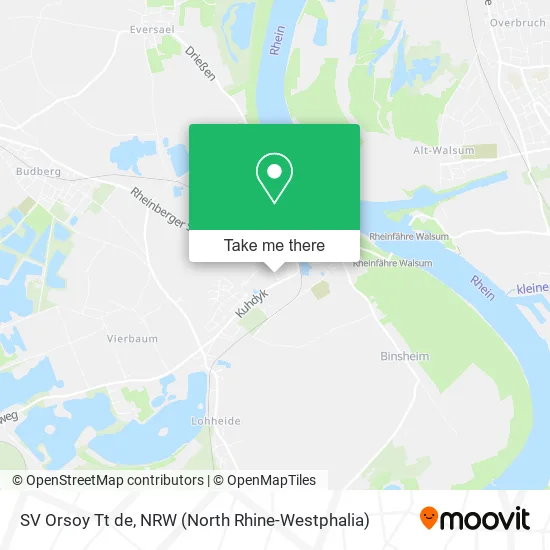 Карта SV Orsoy Tt de