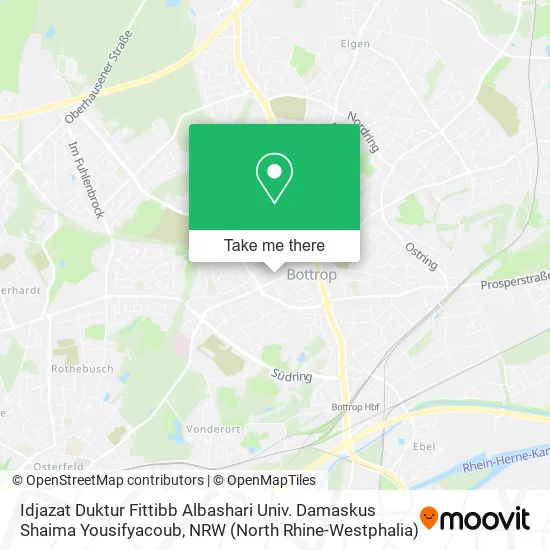 Карта Idjazat Duktur Fittibb Albashari Univ. Damaskus Shaima Yousifyacoub