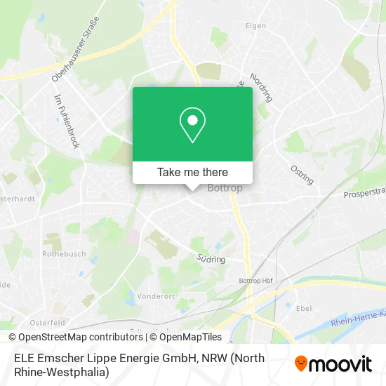 Карта ELE Emscher Lippe Energie GmbH