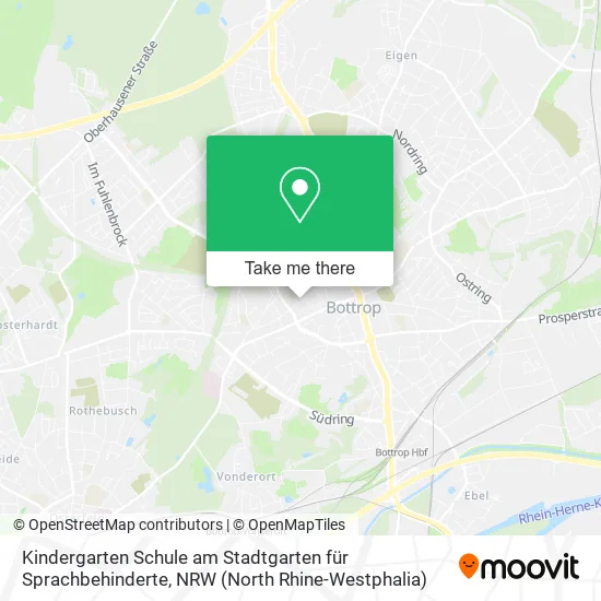 Карта Kindergarten Schule am Stadtgarten für Sprachbehinderte