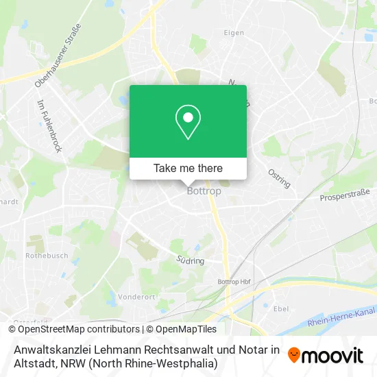 Карта Anwaltskanzlei Lehmann Rechtsanwalt und Notar in Altstadt