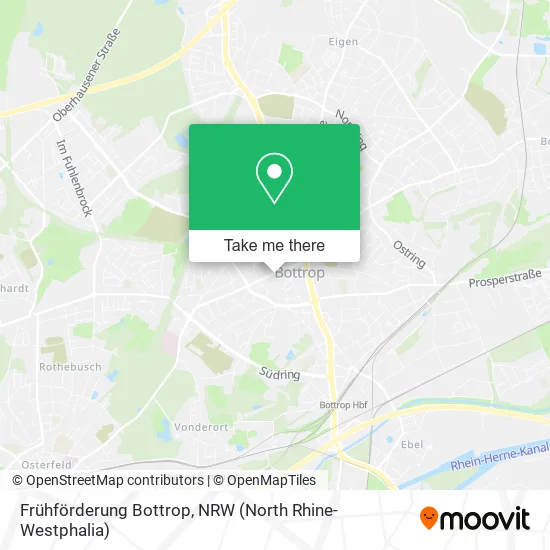 Карта Frühförderung Bottrop